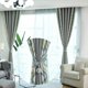 thumbnail image 5 of Juego de 2 alzapaños para cortinas - Alzapaños para cortinas trenzados Hebillas para cortinas Alzapaños para cortinas - Hebillas para cortinas - Accesorios para cortinas y persianas - Beige + Gris, 5 of 5