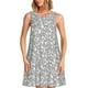 thumbnail image 1 of Fotbe Dice Cubes Vestido de Verano sin Mangas para Mujer – Vestido Midi Línea A, Estilo Camiseta Floral, Vestido Playero Casual y Fluido, 1 of 7