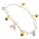 thumbnail image 4 of Collar de perlas para mascotas, elástico, con colgante para el cuello de gato, con cuentas de perlas simuladas y cascabeles., 4 of 6
