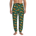 thumbnail image 2 of Sweatpants for Men - Green Plants with Fox Adjustable Elastic Band Mens Joggers With Pockets, Athletic Workout Gym Casual Track Pants for Men, 2 of 7
