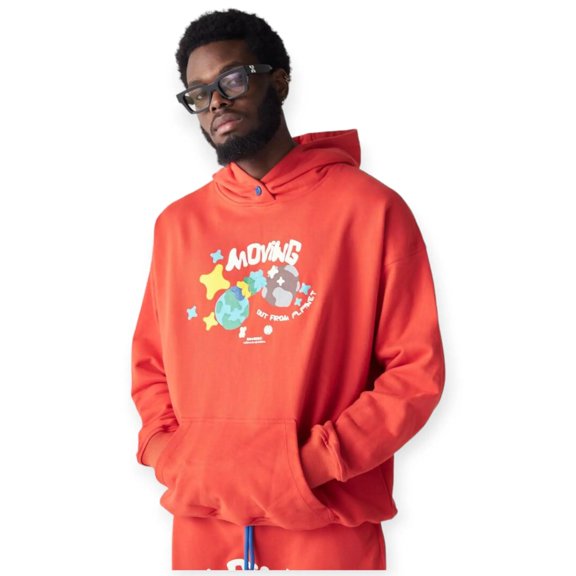 Saiko no Kenkyushitsu Men Out The Plane Hoodie (Orange)