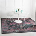 thumbnail image 1 of Unique Loom 3133719 8 x 8 ft. Tidaholm Aurora Square Rug, Gray, 1 of 2