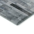 thumbnail image 3 of Addison Rugs Mayfield Premium Machine Washable Transitional Stripes Blue Rectangle Rug, 10' X 14' Machine Washable Transitional Stripes Blue Oversized Sherpa Throw Blanket, 3 of 7