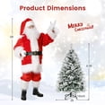 thumbnail image 3 of Gymax 4.5 FT Pre-Lit Artificial Christmas Tree Snow-Flocked Hinged Xmas Tree w/ 160  LED Lights & 472 Branch Tips, 3 of 10