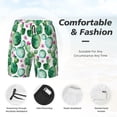 thumbnail image 5 of Haiem Cactus Plants Mens Swim Trunks with Compression Liner 2 in 1 Swimming Shorts Stretch Swimwear Quick Dry,Board Shorts-Medium, 5 of 9