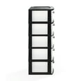 thumbnail image 2 of MQ Eclypse 5-Drawer Plastic Storage Unit with Drawers, Multiple Colors (Set of 2), 2 of 2