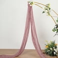thumbnail image 4 of BalsaCircle 20 feet Dusty Rose Cotton Cheesecloth Fabric Backdrop Drape Curtain Panel Party Events Decorations Supplies, 4 of 8