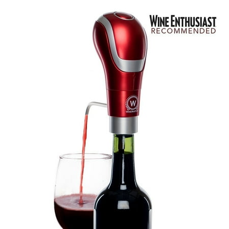 Complete Electric Wine Aerator Decanter and Pourer Enhances Wine Flavor of All Ages WAERATOR (Best Way To Store Red Wine At Home)