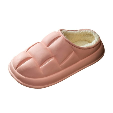

Qufokar Snow Boots Women Size 9W Womens Mukluk Slippers Couple Women S Half Bao Heeled Cotton Slippers Autumn And Winter Home Indoor And Outdoor Wear Plush Warm Detachable Confinement Shoes