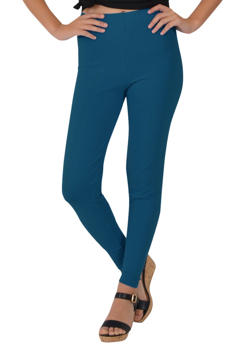 Soft Solid and Print Leggings - Walmart 