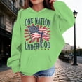 thumbnail image 2 of LPKRT Big Kids Printed Sweatshirt 250Th Anniversary Graphic Long Sleeve Hooded Shirt Fashionable Casual Tee Tops Green 7-8 Years, 2 of 4