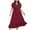 Red, variant on Taqqpue Plus Size Dresses for Curvy Women V Neck Short Sleeve Long Maxi Dress Ruffle Wrap A-Line Flowy Summer Casual Wedding Guest Dresses L-5XL