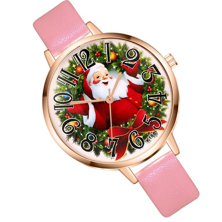 Santa Claus Christmas Watch gift for women Cool Watches Vintage
