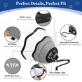 thumbnail image 3 of Adjustable Soft Dog Cone Collar for Post-Surgery Recovery, Breathable and Protective, Suitable for Large, Medium, and Small Dogs, Prevents Licking, XS Size, 3 of 4