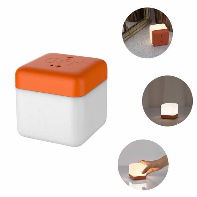 Lámpara De Mesa De Cubo Luz De Noche De Sincronización De Tirón Simple Con 5/15/30/60 Minutos Led Luz De Dormir De Ahorro De Energía Speravity HA019848-00