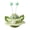 Green, variant on YIFAEUX Cat Ball Track Toy Interactive Bee Shaped Cat Tower with Roller Ball Turntable Tumbler Cat Toy with Spring Pompom Ball for Indoor Cats