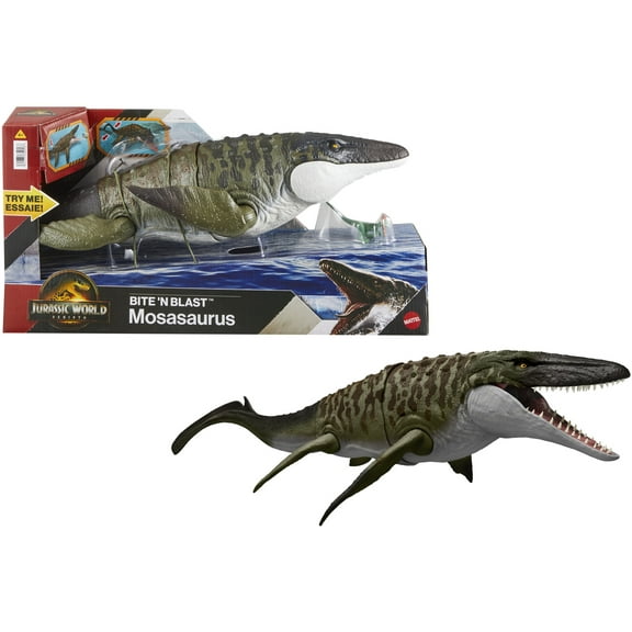 Mattel - Jurassic World: Rebirth Bite'N Blast Mosasaurus