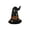 A, variant on Halloween Ceramic Witch Hat Pumpkin Light Up Figurine, Hollow Out Candle Glowing LED Night Light, Spooky Tabletop Decor Statue for Fall, Festive Ornament for Home Shelf Mantel Halloween Party