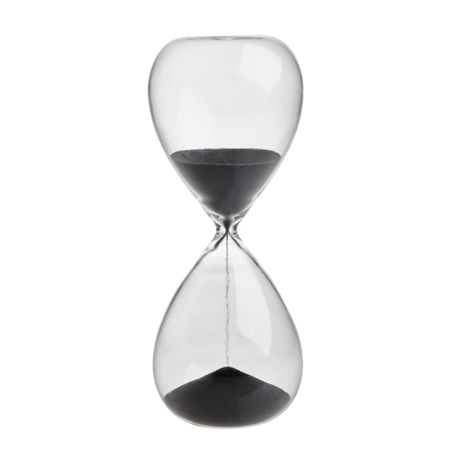 Reloj de arena de 15 minutos (Arena de color negro)