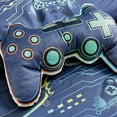 thumbnail image 3 of Chezmoi Collection 3-Piece Kids Multi-Color Video Games Controller Skateboard Microfiber Comforter Set, Twin, 3 of 9