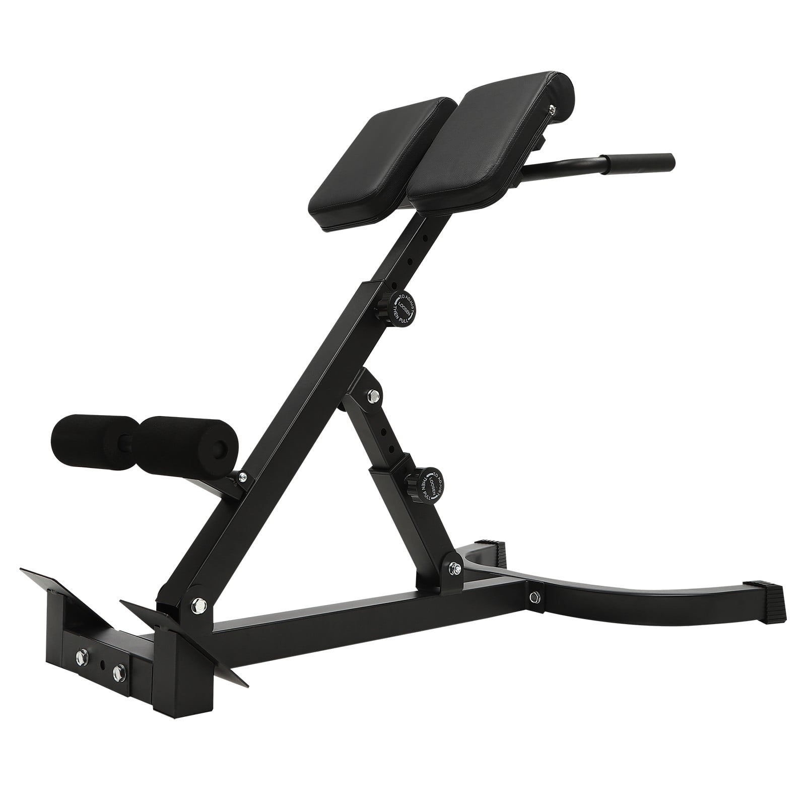 Multi-Functional Bench for Full All-in-One Body Workout– Hyper Back Extension Roman Chair Adjustable Ab Sit up Bench Decline Bench Flat Bench