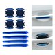 thumbnail image 5 of Calcomanías para manijas de puertas de automóviles, calcomanías protectoras para manijas de puertas con tiras reflectantes para vehículos Azul 8PCS Soledad Pegatinas de mango, 5 of 9