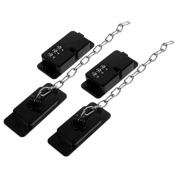 RENACLIPY Child Safety Fridge Lock with Strong Adhesive, Baby Proof Refrigerator Lock for Home Use, Black, 2 Pack