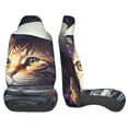 thumbnail image 3 of Xecao Astronaut Cat Print Car Seat Cover in That Fits Most Cars, Vans, SUVs, and Trucks., 3 of 7
