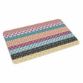 thumbnail image 2 of Boho Door Mat&nbsp;Indoor Outdoor Entrance,Non Slip Small Rug for Kitchen Bathroom Entryway Rug,Colorful Striped Ethnic Geometric Modern Abstract Art Washable Doormat Floor Mat 16x24 Inch, 2 of 8