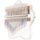 thumbnail image 2 of Piano de pulgar transparente de 17 teclas con martillo de afinación, Kalimba portátil para principiantes, instrumento musical de mano Kalimba portátil, 2 of 7