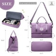 thumbnail image 2 of Gynky Travel Duffle Bag Weekender Bags for Women with Shoe Compartment Carry on Overnight Bag Gym Duffel Bag with Wet Pocket Hospital Bags for Labor and Delivery, 2 of 8