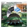 thumbnail image 4 of Cama Elevada para Perro con Malla Transpirable y Toldo, Catre de Mascotas Esquimal (Negro, 106x76x88 cm), 4 of 7