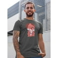 thumbnail image 2 of Cute Dog With Hearts T-Shirt Men -Smartprints Designs, Male Small, 2 of 4