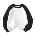 thumbnail image 5 of Abtuhar Fall Crew Neck Raglan Pullover Sweatshirt for Boys and Girls Casual Tops for 3-15 Years, 5 of 5