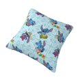 thumbnail image 3 of Funda de almohada decorativa con dibujos animados de Stitch, para decoración del hogar y el sofá, elige una funda de cojín de temporada feliz de 24 x 24 pulgadas, 3 of 8