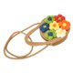 thumbnail image 1 of Bolso de hombro de paja bolso de playa de paja de algodón con linda flor gran capacidad multiusos color caqui para niñas para exteriores en verano ANGGREK Otros, 1 of 8
