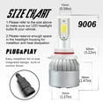 thumbnail image 2 of For 2014-2018 Jeep Grand Cherokee LED Headlight High/Low Beam Bulbs 8000K Ice Blue, 2 of 12