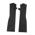 thumbnail image 2 of Xuanheng Long Compression Gloves Fingerless Gloves Fitness Training Typing Gloves Finger Protector Cycling Gloves for Training Cycling M 38.2cmx11.2cm, 2 of 8