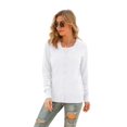 thumbnail image 3 of Aiyino Women's Long Sleeve Knit Cardigan Sweater Basic V Neck Button Down Knitwear Winter Tops s-3xl, 3 of 6