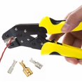 thumbnail image 1 of Alicates de Crimpado Multifuncionales con Mecanismo de Trinquete para Terminales Aisladas - Herramienta Profesional para Conectores TAB y Cableado Eléctrico, 1 of 6