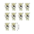 thumbnail image 6 of UDIYO 10Pcs Nail Decor Exquisite DIY Lightweight Bear Alloy Nail Art Jewelry for Women, 6 of 7