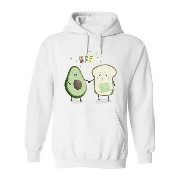 Bff Avocado And Toast Hoodie Women -Image by Shutterstock, Female Small