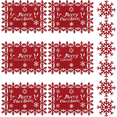 thumbnail image 2 of Mantel individual de fieltro para Navidad, posavasos, hotel, restaurante, familia, disponible, mantel individual de fieltro para Halloween, 2 of 6