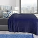 thumbnail image 4 of Cobertor Ligero Matrimonial Elefantito Color Azul Marino Liso Ultrasuave, 4 of 7