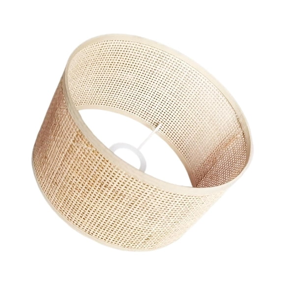 Pantalla de lámpara Matsuzay ecológica de Madera de bambú 25x15cm
