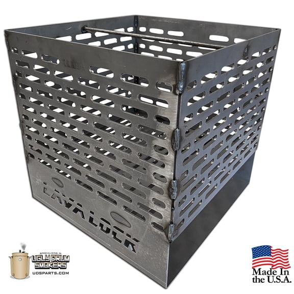 *Premium* Charcoal basket UDS Ugly Drum Smoker w/ legs & ash pan 55 gal 12 12 12