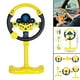 thumbnail image 4 of Volante multifuncional, juguetes de simulación de conducción, juguetes eléctricos de sonido, controlador de conducción comunicador para niños Amarillo, 4 of 9