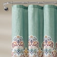 thumbnail image 3 of Boho Chic Shower Curtain Seafoam/Red Single 72x72, 3 of 6