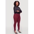 thumbnail image 3 of Women's Plus Size Satin Long Sleeve Button Front Shirt, 3 of 4