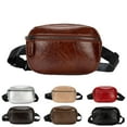 thumbnail image 4 of workcargo Vegan Leather Fanny Pack for Women, Beige Waist Bag with Adjustable Strap, Free Size Crossbody Bag for Daily/Outdoor Use, Easy to Clean, 4 of 4